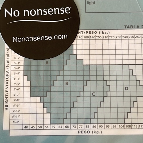 Lot of 3 No Nonsense Great Shapes Pantyhose Size C Cocoa - Picture 3 of 5